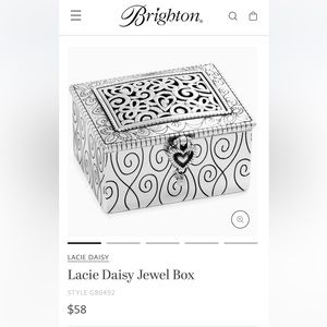 Brighton Lacie Daisy Jewelry Box